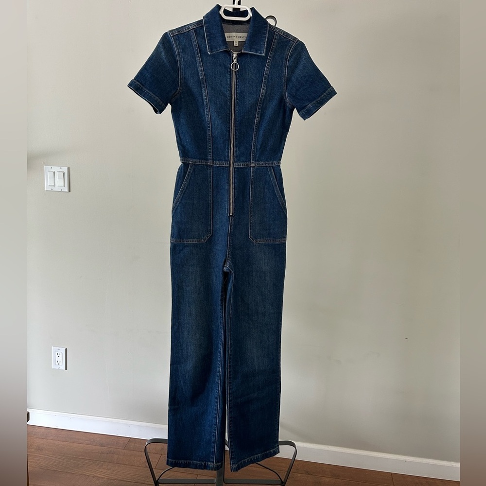 Aritzia Denim Forum The Francoise Jumpsuit, Size XSmall.